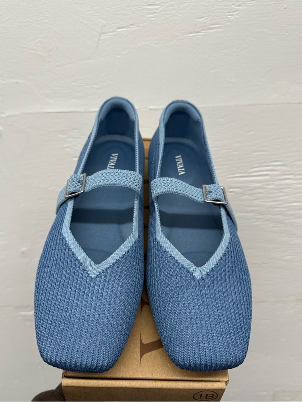 Vivaia Margot Mary Jane- Denim Blue
